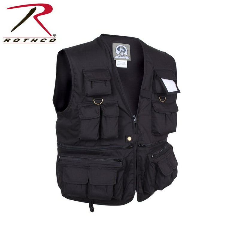 (Price/EA)Rothco 7531 Uncle Milty Travel Vest-Black-M