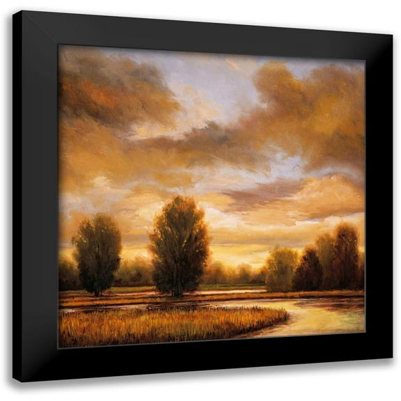 Franklin, Ryan 12x12 Black Modern Framed Museum Art Print Titled - Away from It All I