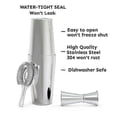 thumbnail image 4 of Cocktail Shaker Set: Professional Boston Shaker, Cocktail Strainer and Jigger Set. 4 Piece Premium Stainless Steel Bar Supplies for Awesome Cocktail M, 4 of 5