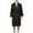 a-Black4210, variant on VNKIDY Men's Loungewear Lightweight Silk Striped Robe With Belt Design Long Sleeve Loose Fit Bathrobe With Front Pockets For Home Relaxing Relaxed Fit Homewear
