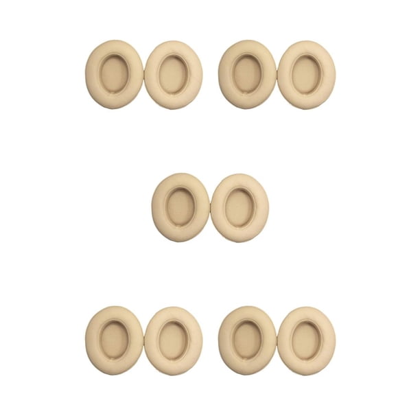 sweethay 2 almohadillas de esponja para auriculares, almohadillas de cuero para los oídos, orejeras transpirables, protección auditiva, almohadillas Type2 NO2