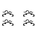 thumbnail image 1 of 4 Piezas Organizador de Cables de Datos Clips de Alambre Soporte de Cable para Auriculares de Realidad Virtual Link, 1 of 5