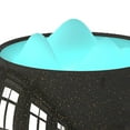 thumbnail image 3 of Difusor esencial Humidificador de aire Silencioso 7 luces LED Vapor frío Sala de estar Sala de yoga Nebulizador Ultrasónico 500ml negro, 3 of 3