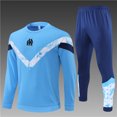 thumbnail image 1 of 22-23 new season Marseille adult/child long sleeve jersey suit sky blue 18#, 1 of 5