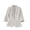 Beige, variant on Blazer for Women Women's Fashion Casual Solid Color Pocket Turndown Collar 3/4 Sleeve Blouse Blazer My Cart Items Today