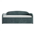thumbnail image 3 of Castle Place Corduroy Luxe Twin Daybed with 2 Storage Drawers, Light Blue, 3 of 8