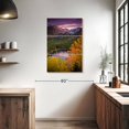 thumbnail image 3 of Elephant Stock Bear Lake Fall Sunset Wall Art - Vertical Multi Panel Canvas - Living Room Wall Decor - Nature Multi Panel - Blue And Purple Decor - 24" x 38", 3 of 8