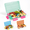 Seafoam Green Charcuterie Safe, variant on Blue Charcuterie Safe Divided Portable Serving Tray with Lid and Handle