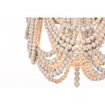 thumbnail image 4 of Living District Jolie 12 Inch Beaded Flush Mount In Antique White, 4 of 8