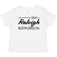 thumbnail image 3 of Inktastic From Raleigh North Carolina in Black Distressed Text Boys or Girls Baby T-Shirt, 3 of 5