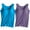 Purple, variant on QUINDOS Summer Womens Tank Tops with Built in Bras 2 Pack Athletic Womens Camisoles Sports Sleeveless MultiPack Crew Neck Strap Cami Tops Slim Fitted Solid Color Undershirts