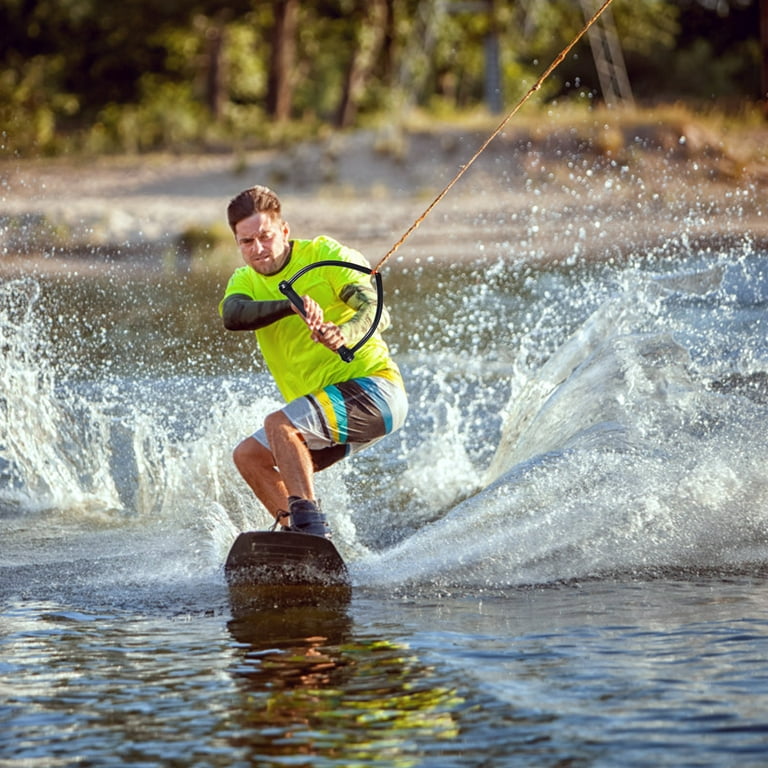 Water Ski Rope Tow Strap Black Leash Paddle Board Accessories Motor Boat  Nylon 