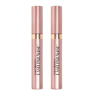 L'Oreal Paris Voluminous Makeup Lash Paradise Volume Mascara, Blackest Black 2 Pack