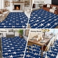 thumbnail image 5 of 5'x8' Area Rugs, Starfish Navy Indoor Outdoor Area Rug for Living Room Bedroom, Blue Coastal Ocean Summer Sea Beach Washable Bathroom Rugs Kitchen Floor Carpet Mats Home Decor Aesthetic, 5 of 8