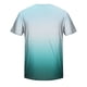 thumbnail image 4 of Mens Casual Pantalones Cortos Raya Impresión Suéter Fitness Deportes Camiseta, Poliéster Cuello Redondo Blusa para Al Aire Libre, Diario Y Primavera Verano Desgaste, 4 of 5