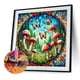 thumbnail image 5 of Pintura de diamante 5D DIY taladro redondo completo vidrieras mariposa hongo 30x30cm, 5 of 9