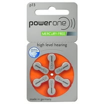 Power One Size 13 Hearing Aid Batteries (60 Batteries )