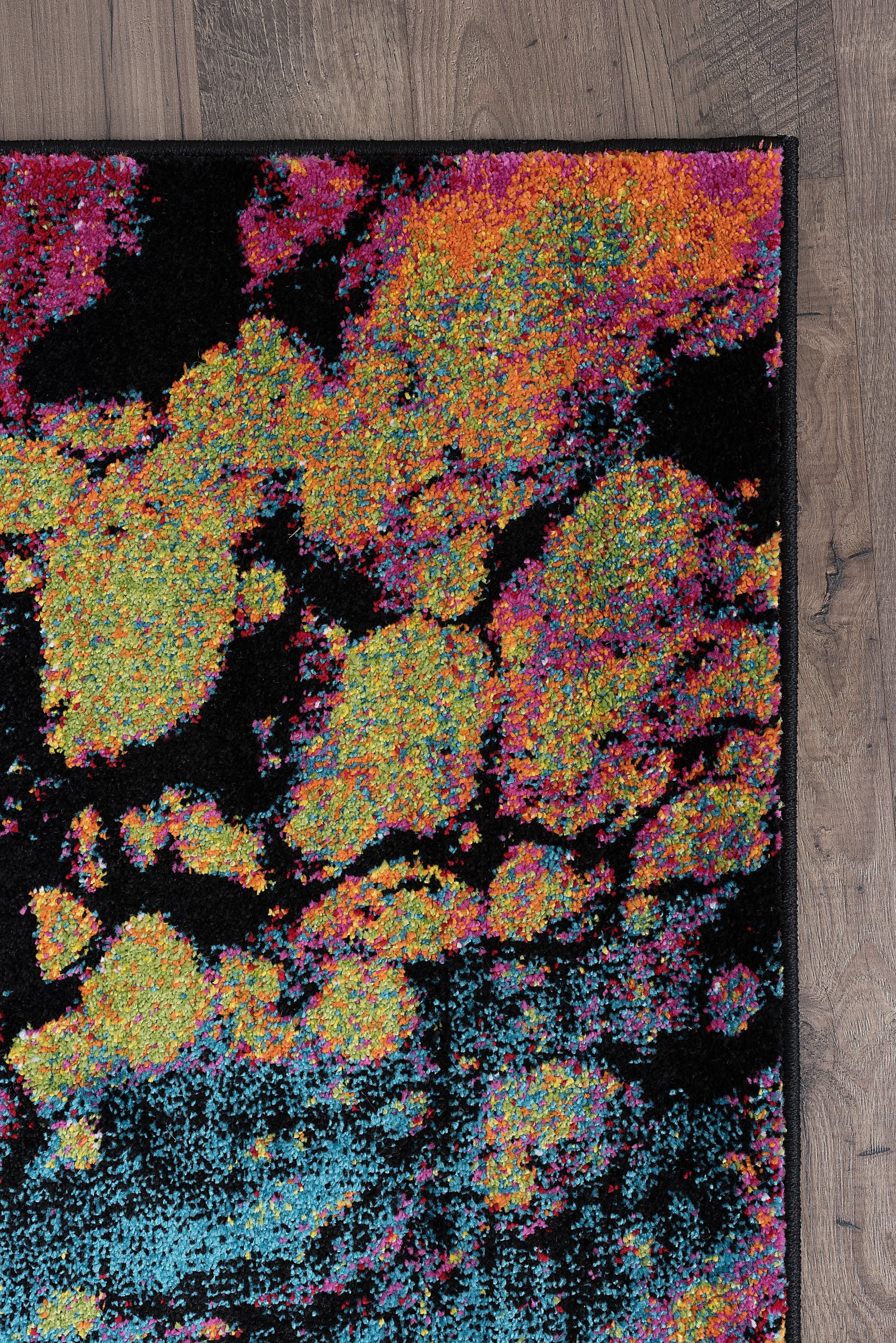 Symphony Contemporary 8' x 10' Multi-Color Polypropylene Indoor Area Rug
