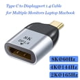 thumbnail image 1 of Portable USB Type C to Displayport 8K 60HZ Converter Adapter for Thunderbolt 3, 1 of 8