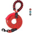 thumbnail image 1 of Rope Dog Lead, 6 Ft Double Soft Padded Handle Dog Leash, Highly Reflective Dog Lead Threads For Puppy And Medium Large, 1 of 5