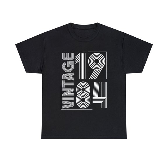 Vintage 1984 T Shirts for Men Retro Funny 1984 Birthday Shirts for Men Plus Size Big and Tall