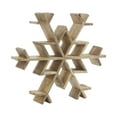 thumbnail image 4 of VHC Brands Natural Wooden Snowflake Small 17x17x2.75, 4 of 4
