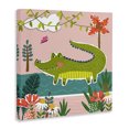 thumbnail image 3 of Stupell Industries Bohemian Alligator In Swamp Canvas Art, 17 x 17, by Tina Finn, 3 of 8