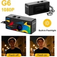 thumbnail image 7 of Mini Digital Camera - 1080P High-Definition Thumb Backpack Buckle Camera, Retro Compact Mini Pocket-Sized Camera, Suitable for Travel, Concerts, and Study Recording Black, 7 of 7