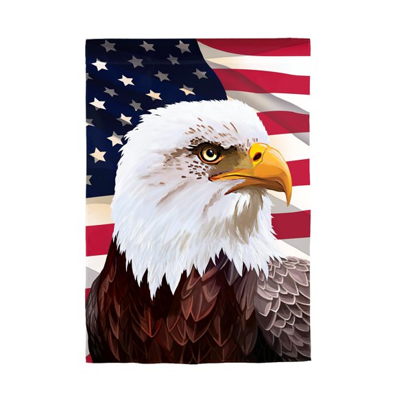 American Eagle Suede House Flag