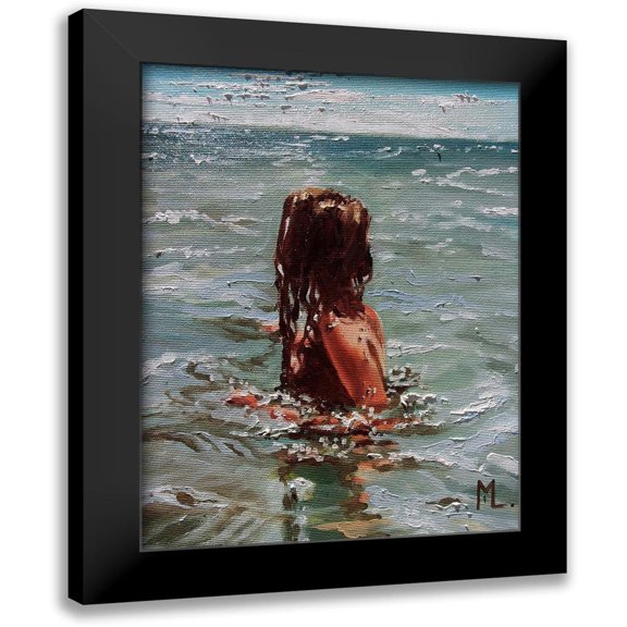 Luniak, Monika 12x14 Black Modern Framed Museum Art Print Titled - Blue Sky