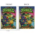 thumbnail image 4 of Tortugas Ninja Adolescentes Mutantes -bandera de jardín temática. Regalo perfecto para fans, amigos y familiares, ideal para actividades al aire libre y decoración de fiestas.45CM*100CM, 4 of 5