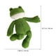 thumbnail image 2 of KAKOWELY Muñeca de rana de peluche, adorable rana de dibujos animados, muñeca de rana para niños, juguete para sofá, muñeca decorativa, 2 of 5