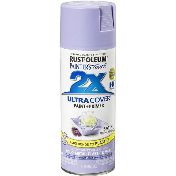 Rust-Oleum 249079-6 PK Painter's Touch 2X Ultra Cover, 6 Pack, Satin French Lilac