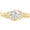 Diamond, variant on 1 to 6 Carat Cushion 14K Yellow Gold LAB GROWN Gemstone and LAB GROWN Diamond Engagement Ring (AAAA Heirloom Quality) Emerald Gemstone 1 Carat Size-5 0.5 Carat Center