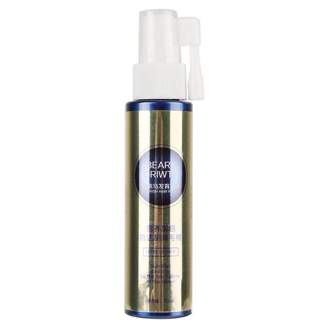 50ml hombres barba pelo bigote crecimiento aceite líquido Natural potenciador Spray reparación aceite esencial