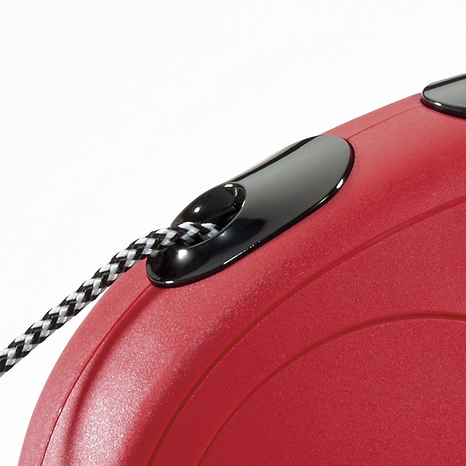 FLEXI New Classic Retractable Dog Leash (Cord), 26 ft, Small, Red
