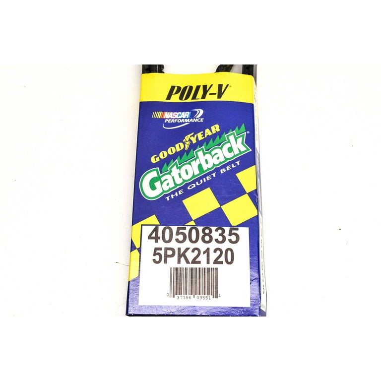 ガレリオ坂 Goodyear 4050835, 5PK2120 Poly-V Belt Serpentine Gatorback