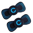 thumbnail image 1 of Thinsony 2Pcs Neck Massagers Mini Convenient Intelligent Cervical Small Relaxation Tool Shell Low-Frequency Massage Stickers Body Battery, 1 of 6