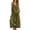 Army Green 07, variant on Two Piece Sets for Women 2 Piece Solid Vacation Outfit Set, Deep V Neck Sleeveless Tank Top+Drawstring High Waist Pleated Wide Leg Pants with Side Pockets Cute Tops for Women