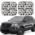 thumbnail image 1 of Vsdgher Cow Print Car Windshield Sun Shade, Reflective Sunshade Window Sunshade Sun Visor Protector Fit for Cars,Trucks,SUVs-Medium, 1 of 6