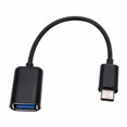 thumbnail image 1 of Cateissary para Tipo C USB 3.1 a OTG Cable adaptador Tablet PC Cable convertidor de teléfono inteligente Cargadores de dispositivos electrónicos específicos negro, 1 of 5
