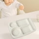 thumbnail image 1 of Plato llano dividido de cinco compartimentos | Bandeja para comidas infantiles, ideal para el almuerzo escolar y el hogar | Material de fibra vegetal | Apto para lavavajillas y microondas, 1 of 6