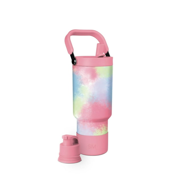 Botella de agua Simple Modern Trek Pivot de acero inoxidable de 900 ml