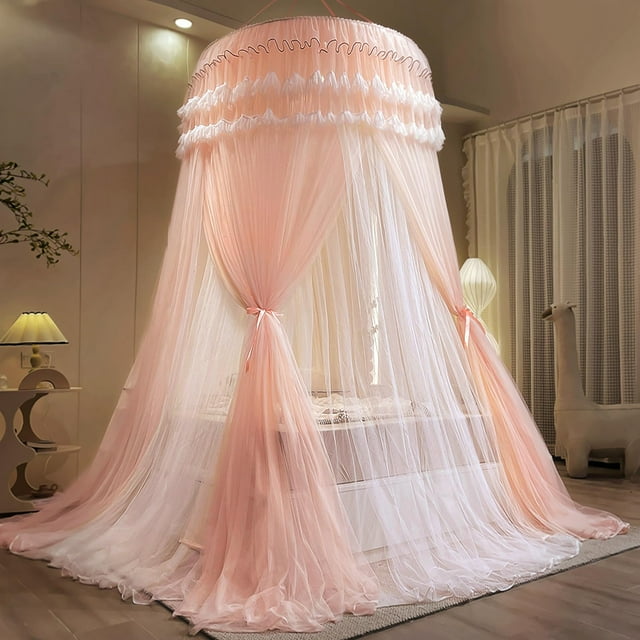 Dosel Kertnic Dreamy para camas de niñas, princesa, queen y king