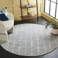 thumbnail image 2 of SAFAVIEH Metro Regius Geometric Area Rug, Silver/Grey, 6' x 6' Round, 2 of 8
