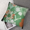 thumbnail image 7 of nygtbtfer Pastel Room Decor - Pastel Preppy Aesthetic - Green Daisy Flower Throw Pillow Cover White, 7 of 7