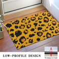 thumbnail image 3 of Yellow and Black Of Leopard Print Door Rugs,Washable Non Slip Door Mats Indoor,Decorative Door Mats,Entry Mat Indoor for Entrance,Bedroom,Kitchen,Bathroom,16"x24", 3 of 6