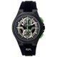 thumbnail image 1 of Bulova Maquina Chronograph Black Dial Black Strap Quartz 98B381 Men's Watch, 1 of 4