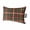 Brown, variant on Tartan Plaid Outdoor Pillows for Chaise Lounge Chair Beach Headrest Pillow Set of 2 Waterproof Lumbar Pillows with Insert&Adjustable Strap Orange Red Autumn Gingham Vintage Check Pool Pillow 12"x20"