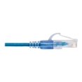thumbnail image 3 of Monoprice SlimRun - Câble de Raccordement - RJ-45 (M) à RJ-45 (M) - 14 ft - UTP - CAT 6a - booted, snagless - blue (pack de 5), 3 of 3